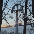 Kr�� pred vstupom do obce